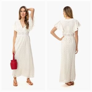Antik Batik Jada Long Dress in Cream size 36 NWT